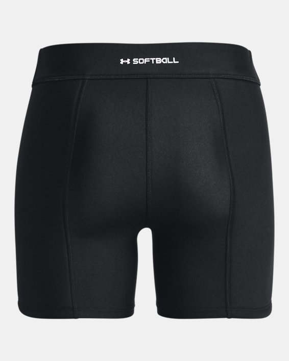 Women's UA Diamond Utility Slider Shorts, Black, pdpMainDesktop image number 5